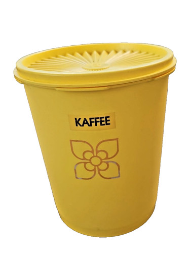 Tupperware kaffeedose gelb - tupperware,