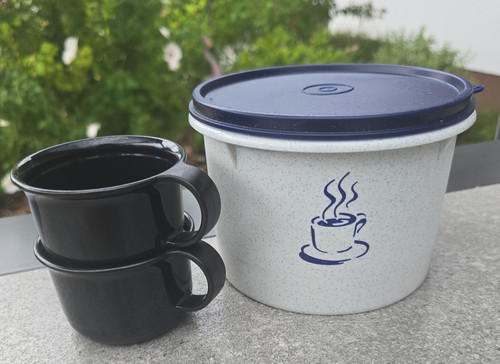 Tupperware kaffee behälter - kaffee, behälter,