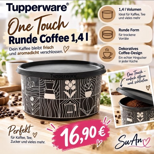 Tupperware one touch coffee - tupperware,