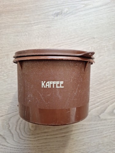 Tupperware kaffeedose braun - tupperware,